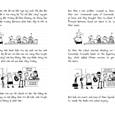 Sách Nhật Ký Chú Bé Nhút Nhát tập 18: No Brainer - Phiên bản tiếng song ngữ Việt-Anh