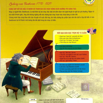 Những Bộ Óc Vĩ Đại - Nhà Soạn Nhạc Thiên Tài Beethoven (Tái Bản 2023)