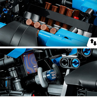 Đồ Chơi Lắp Ráp Siêu Xe Bugatti Bolide Agile Blue Lego Technic 42162 (905 chi tiết)
