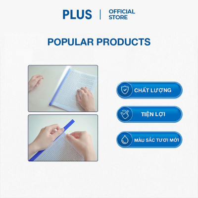 Combo 10 Bìa Cây Nhựa Kẹp Hồ Sơ PLUS