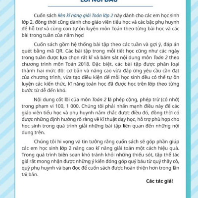 Sách - Rèn Kĩ Năng Giải Toán Lớp 2 - Dùng chung cho các bộ SGK hiện hành - ndbooks