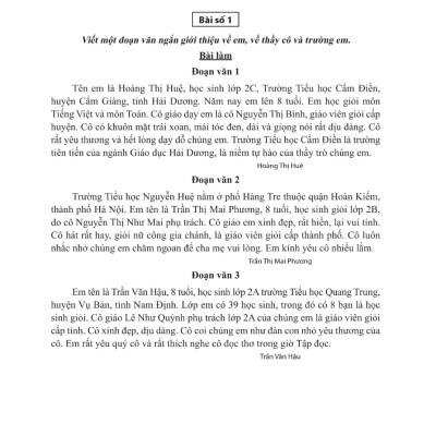 Tuyển Chọn Những Bài Văn Miêu Tả 2_ML