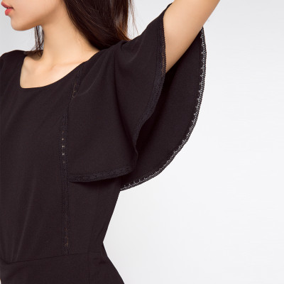 Áo Liền Quần Playsuits DRE073 (Đen Huyền Bí)