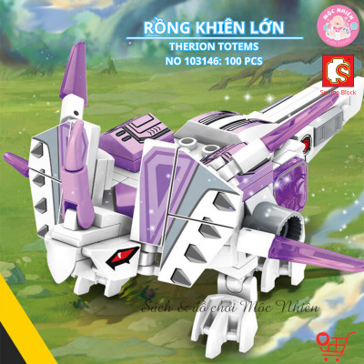 Đồ chơi lắp ráp xếp hình SEMBO BLOCK - Thánh thú mạnh thần long (589 mảnh ghép) (6 trong 1 103145/6/7/8/9- 1013150) - Dành cho bé trai từ 6 tuổi