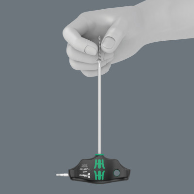 Hoa thị chữ T Wera 05023380001 TORX HF TX45 x 200mm chức năng giữ vít dài 200mm