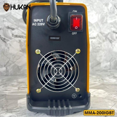 MÁY HÀN ĐIỆN TỬ 200A MMA-200 IGBT HUKAN  - HÀNG CHÍNH HÃNG