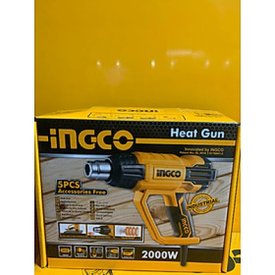MÁY THỔI HƠI NÓNG 2000W (380°C/570°C) INGCO HG200028 - HÀNG CHÍNH HÃNG
