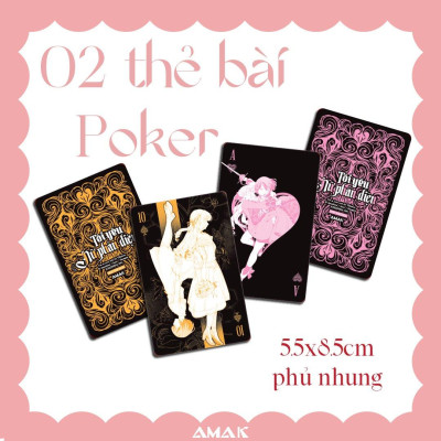 [Manga] Tôi Yêu Nữ Phản Diện - Tập 2 - Tặng Kèm 1 Bìa Áo Rời Phủ UV + 1 Postcard Hai Mặt + 2 Thẻ Bài Poker + 1 Standee PVC Bập Bênh