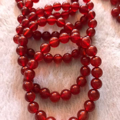 Vòng Tay ĐÁ MÃ NÃO ĐỎ TƯƠI SÁNG ĐẸP SIZE 8MM MAY MẮN NỮ MẠNG HỎA MẠNG THỔ ĐEO RẤT HỢP TỐT Ạ