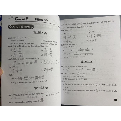 Sách - Combo Ôn tập - kiểm tra nâng cao và phát triển năng lực Toán 6 ( tập 1 + tập 2)