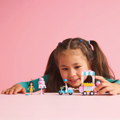 Đồ Chơi Lắp Ráp Quầy Kẹo Bông Gòn Di Động Và Xe Scooter LEGO FRIENDS 42643 (110 chi tiết)