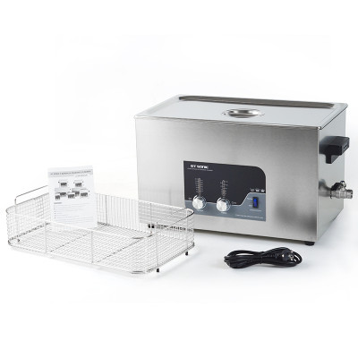 Máy Rửa siêu âm GTsonic T20, 20 lít sử dụng sóng siêu âm tần số cao, giúp loại bỏ bụi bẩn, dầu mỡ và cặn bám hiệu quả mà không làm hỏng bề mặt