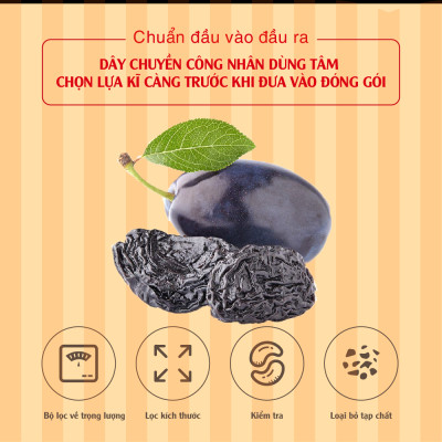 Mận Khô 120g  Dan D Pak