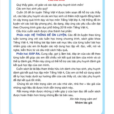 Sách - 35 Đề Ôn Luyện Tiếng Việt 4 - Biên Soạn Theo Chương Trình GDPT mới - ndbooks