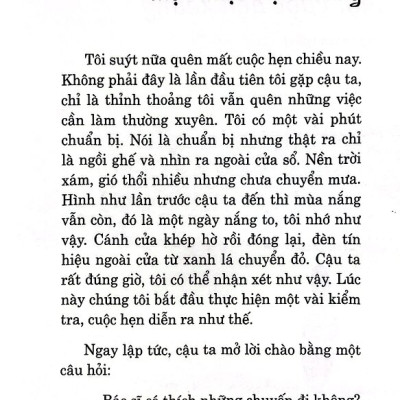 Một Cuộc Hẹn Xoàng (SB)