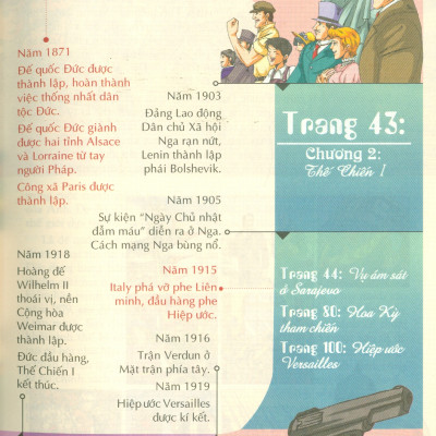Lược Sử Thế Giới Bằng Tranh, Tập 13: Thế Chiến I (Bản in màu - Tái bản 2023)