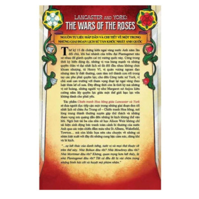 Chiến Tranh Hoa Hồng Giữa Lancaster Và York - Cuộc Chiến Vương Quyền Anh Quốc (Bìa Mềm)  (PNB)