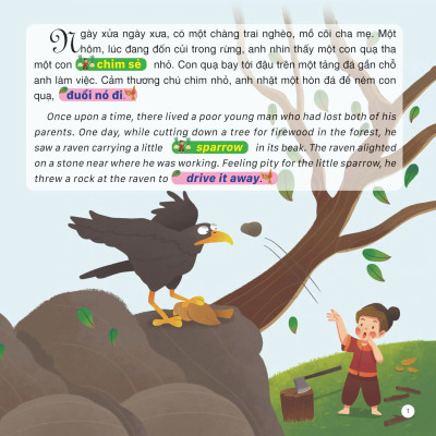 Truyện Cổ Tích Việt Nam (Song Ngữ Việt-Anh) - Ai Mua Hành Tôi