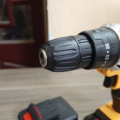 Máy Khoan Pin Đa Năng Cầm Tay ABG DW 26V May Khoan Dung Pin Kèm Bộ Phụ Kiện 24 Món Siết Ốc, Bắt Vít – Hàng Chính Hãng