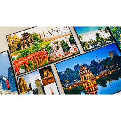 (HCM) Tranh Hà Nội, tranh treo tường phong cảnh Hà Nội,tranh trang trí decor nhà hàng, khách sạn
