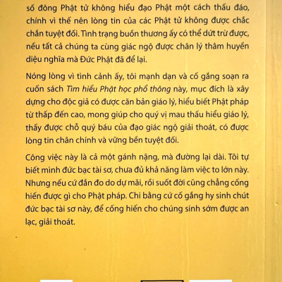 Tìm Hiểu Phật Học Phổ Thông