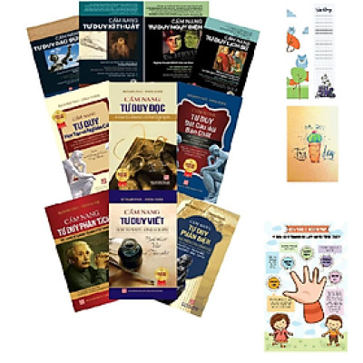 Cẩm nang tư duy của Richard Paul - Linda Elder (Đọc - Viết - Kỹ Thuật - Lịch Sử - Đạo Đức - Phản Biện - Ngụy Biện - Phân Tích - Học Tập & Nghiên Cứu) (TẶNG KÈM BOOKMARK CÚ MÈO + SỔ TAY XƯƠNG RỒNG NHƯ HÌNH+ POSTER QUY TẮC NĂM NGÓN TAY)