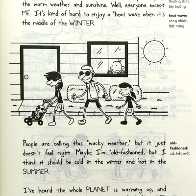 Song Ngữ Việt - Anh - Diary Of A Wimpy Kid - Nhật Ký Chú Bé Nhút Nhát - Tập 13: Đại Chiến Trên Tuyết - The Meltdown