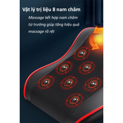 ￼Gối Massage Cổ Vai Gáy Hồng Ngoại Cao Cấp Thế Hệ Mới Hỗ Trợ Giảm Nhức Mỏi Toàn Thân