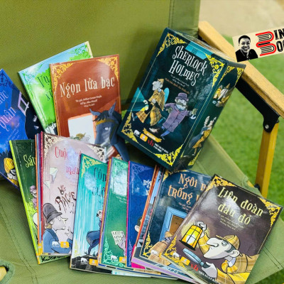 (Boxset 16 Cuốn) SHERLOCK HOLMES - Phiên Bản Dành Cho Thiếu Nhi - Arthur Conan Doyle - Nhân Dân Books - NXB Văn Học