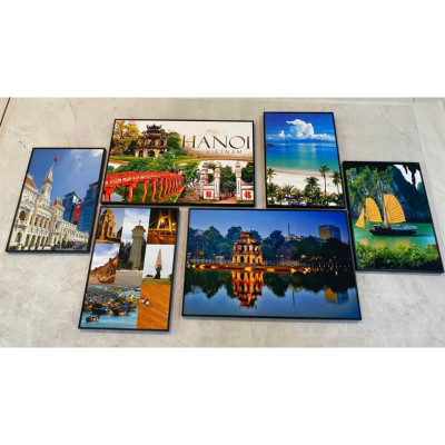 (HCM) Tranh Hà Nội, tranh treo tường phong cảnh Hà Nội,tranh trang trí decor nhà hàng, khách sạn