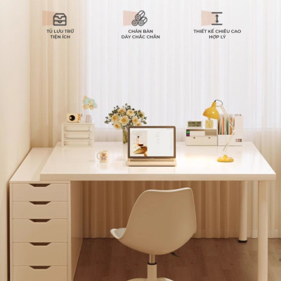 Bàn làm việc phong cách gaming tích hợp tủ đồ thông minh 5 tầng thương hiệu IGA - GM123