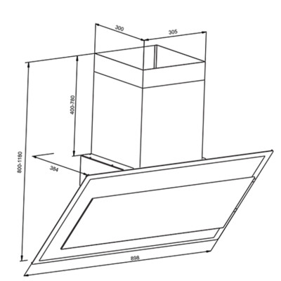 Máy hút mùi Eurosun EH-90CN72 - HÀNG CHÍNH HÃNG
