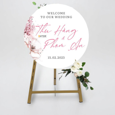 Khung vẽ - giá đỡ tranh Enter GV090 90cm đen / trắng / vàng