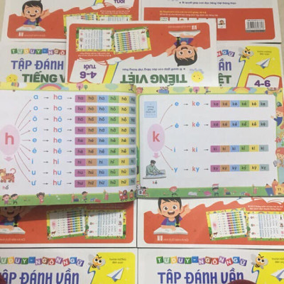Sách - Tập đánh vần Tiếng Việt (Bí quyết giúp con đọc tiếng Việt thông thạo 4-6 tuổi) Tặng Kèm Thẻ Ghép Vần