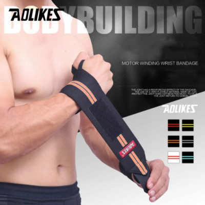 Dây Quấn Cổ Tay Tập Gym, Tập Thể Thao AOLIKES 1538, Hỗ Trợ Tập Luyện Thể Thao