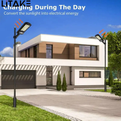 1 ĐÈN CHIẾU SÁNG ĐIỆN NĂNG LƯỢNG MẶT TRỜI CẢM BIẾN TỰ ĐỘNG BẬT TẮT ĐÈN ÁNH SÁNG HỒNG NGOẠI THÔNG MINH