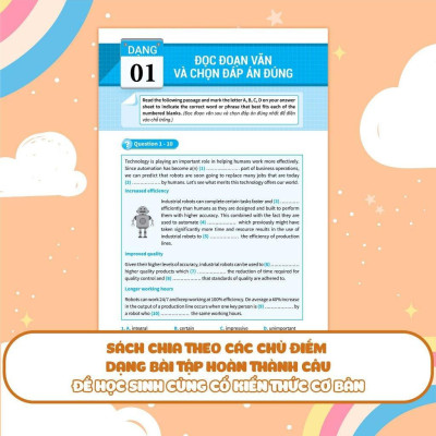 Sách - Bài Tập Đọc Hiểu Tiếng Anh - Ôn Thi Vào Lớp 10 Và 10 Chuyên - Megabook