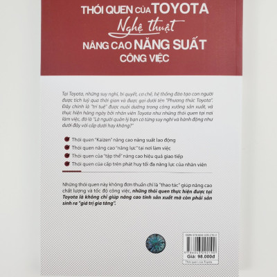 Thói Quen Của TOYOTA Nghệ Thuật Nâng Cao Năng Suất Công Việc