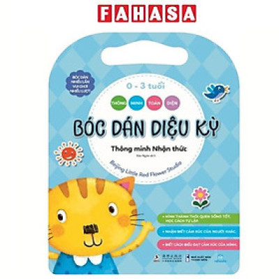Sách - Thông Minh Toàn Diện - Bóc Dán Diệu Kỳ - 0-3 Tuổi - Thông Minh Nhận Thức