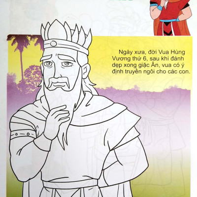 Em Tập Tô Màu Và Đọc Truyện Kho Tàng Truyện Cổ Dân Gian Việt Nam - Sự Tích Bánh Chưng Bánh Giày