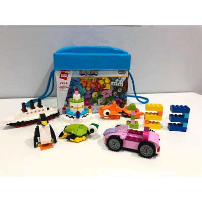 Bộ Lắp Ghép  Vuông Đa Chủ Đề Với 460 Chi Tiết Cho Bé Vừa Chơi Vừa Học Phát Triển Tư Duy và Sáng Tạo- Hàng Chính Hãng 