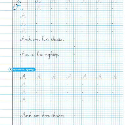 Vở Tập Viết Lớp 2 Toàn Tập (Dùng Chung Cho Các Bộ SGK Hiện Hành) - HA 