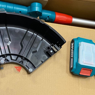 BỘ COMBO MÁY CẮT CỎ TGTLI20018 VÀ MÁY THỔI BỤI TABLI20323 DÙNG PIN 20V (2 pin 2.0Ah + sạc) TOTAL TOSLI23024 - HÀNG CHÍNH HÃNG