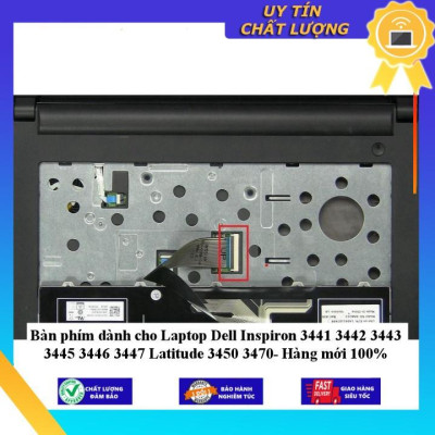 Bàn phím dùng cho Laptop Dell Inspiron 3441 3442 3443 3445 3446 3447 Latitude 3450 3470 - Hàng Nhập Khẩu New Seal