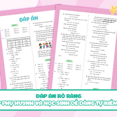 Combo Phiếu Bài Tập Cuối Tuần Toán + Tiếng Việt + Tiếng Anh Lớp 4 (35 Tuần Học) (Bộ 3 Cuốn) - MEGA