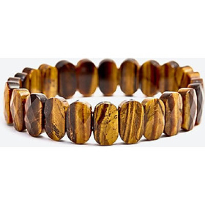 Vòng tay thạch anh mắt hổ vàng nâu Ngọc Quý Gemstones