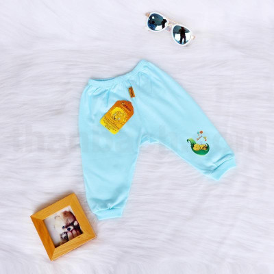 Bộ sơ sinh 100% cotton bác sĩ quần dài mặc bỉm BABIBOO - BBC20