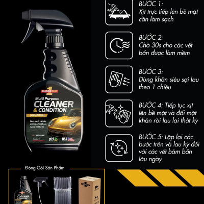 Dung Dịch Làm Sạch Và Bảo Dưỡng Đa Năng SUPERONE Multi Purpose Cleaner & Condition - Universal SOUTHWALL A304
