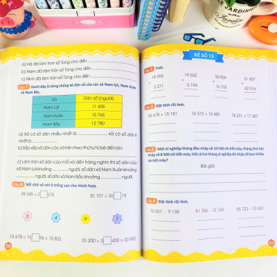 Sách - 45 Đề Ôn Luyện và Kiểm Tra Toán 3 - Biên soạn theo chương trình giáo dục phổ thông mới - ndbooks