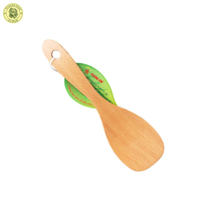 Muỗng Xới Cơm Gỗ  Mui Bằng - Vá Gỗ Beech 01A  - Đồ Gỗ Nhà Bếp Thương Hiệu Trường Sơn